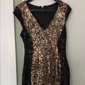 French Connection 'Moonray' sequins dress.