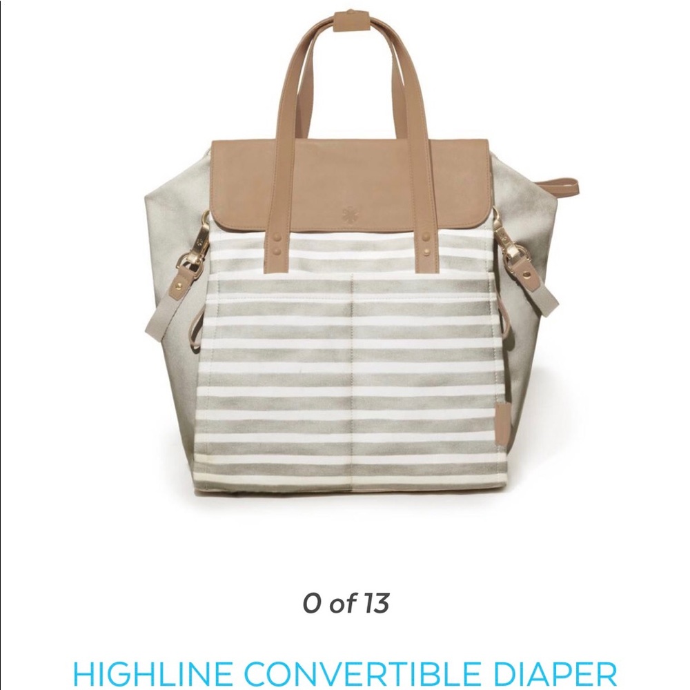 Skip Hop highline convertible diaper backpack