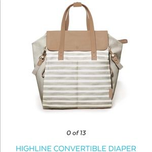 Skip Hop highline convertible diaper backpack