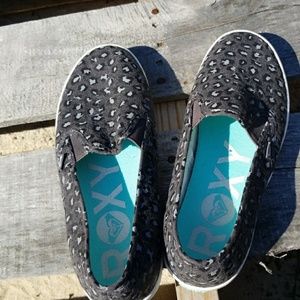 Roxy slip on shoes.