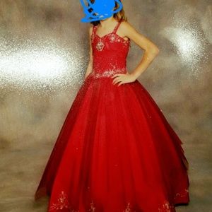 Girls pageant dress
