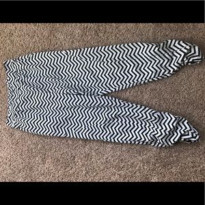 Black and White Joggers/ NO Trades