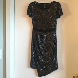 MM Couture black sequined dress!