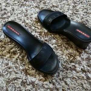 Prada wedges