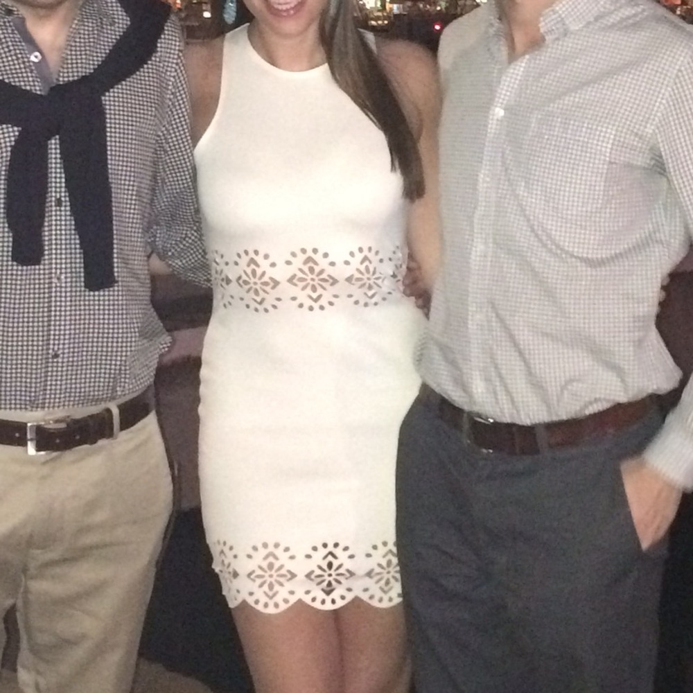 Lovers and friends laser cut dress