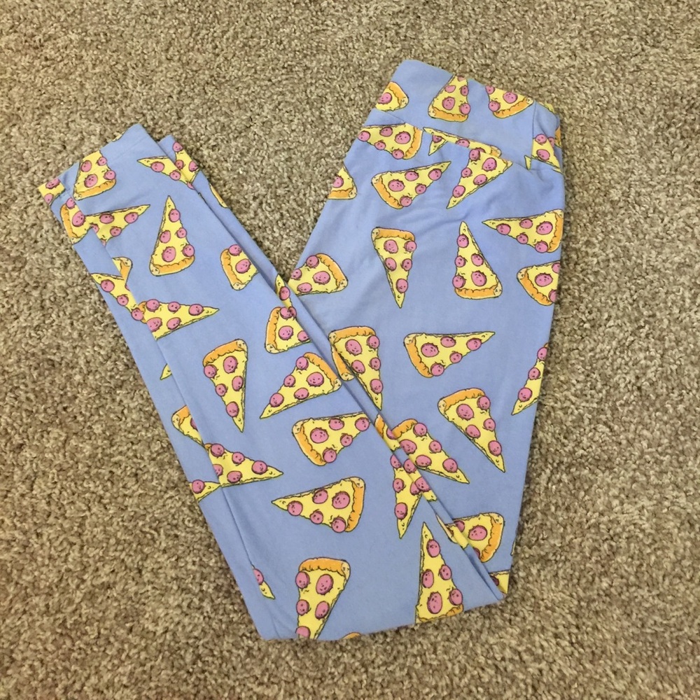 Lularoe OS Pizza Leggings