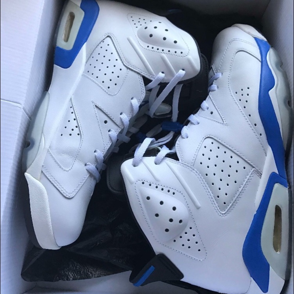 "Sport Blue" Jordan 6s