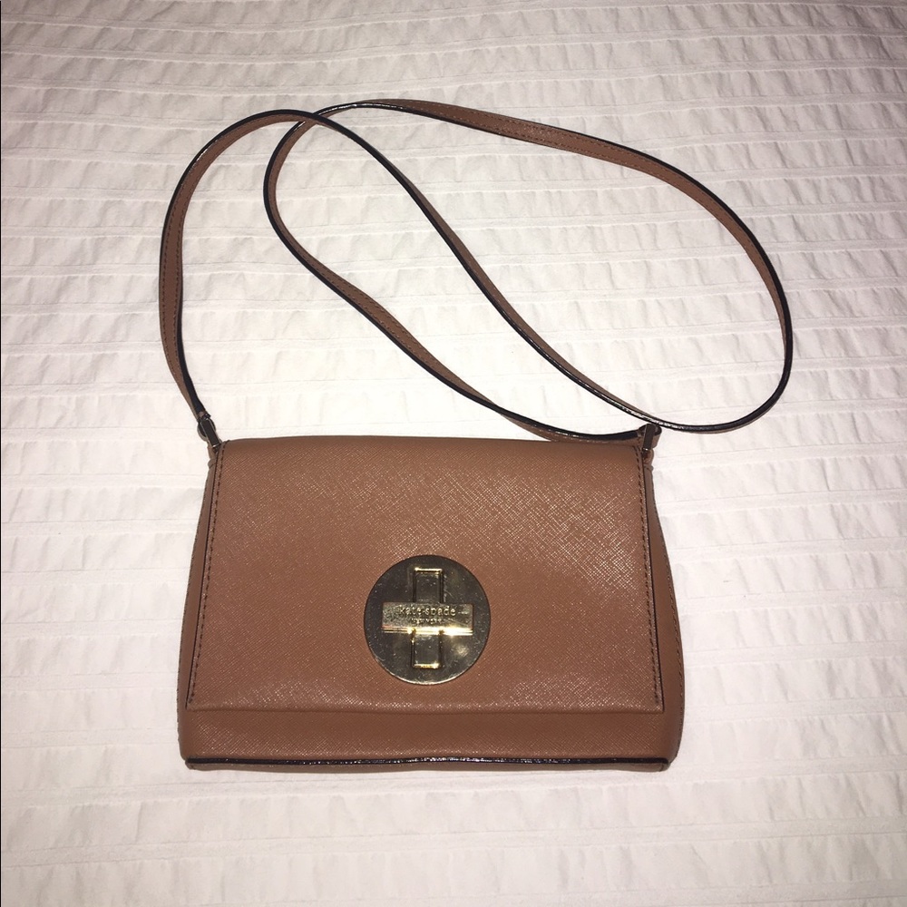 Kate Spade tan crossbody