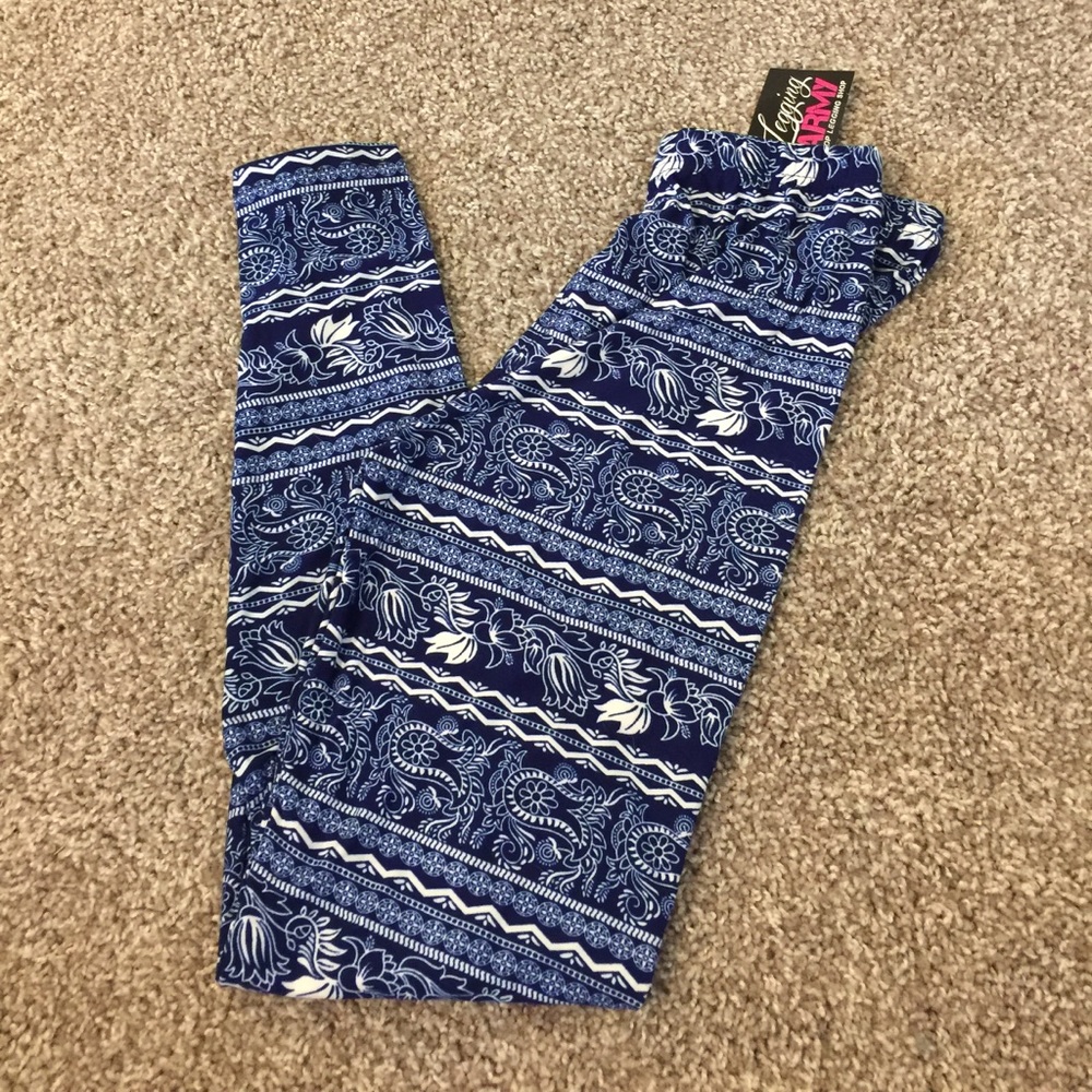 Legging Army OS Blue and White