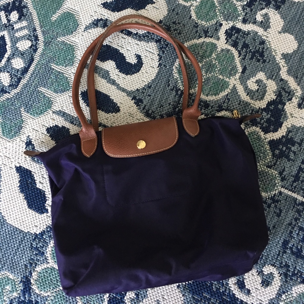 Le Pliage Nylon Medium Shoulder Tote Handbag Purse