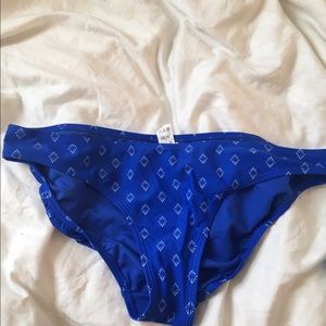 NWOT ROYAL BLUE SWIM BOTTOMS