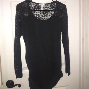 Long sleeve gray top