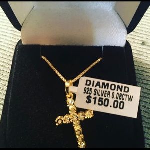 Yellow diamond cross