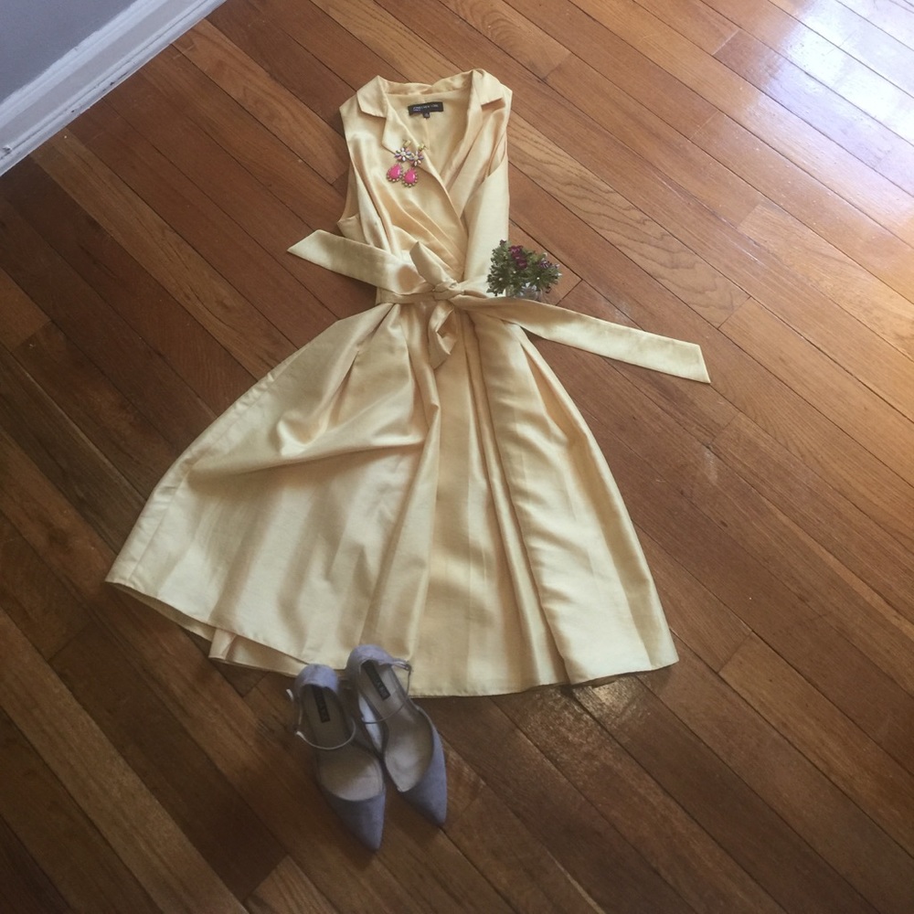 Yellowish Gold Summer Dress