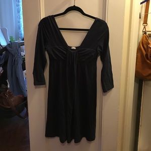 Splendid navy jersey off-shoulder dress