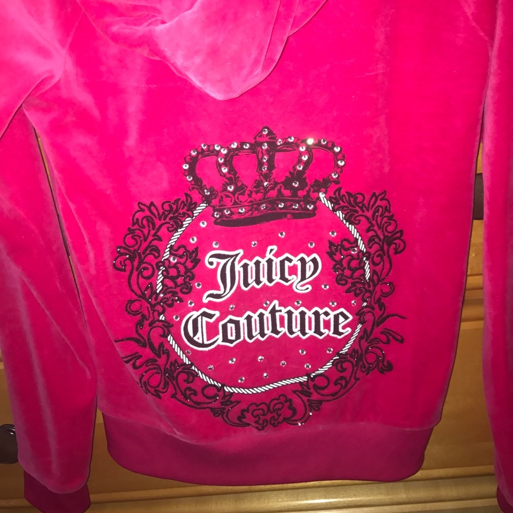 Juicy couture track zip hoodie
