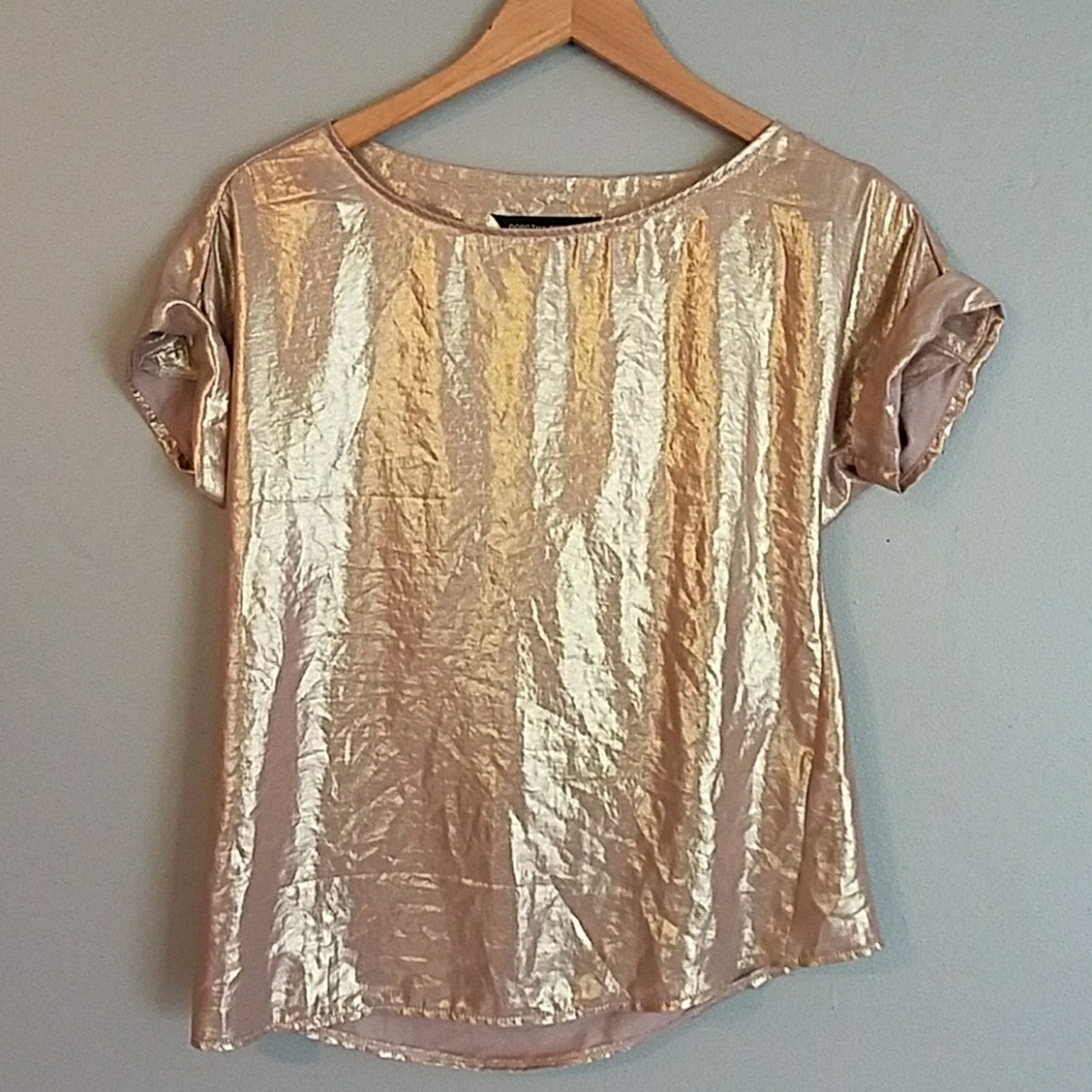 Metallic Gold Shirt