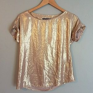 Metallic Gold Shirt