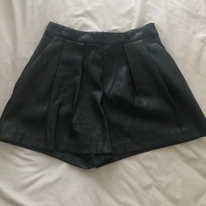 H&M leather like short size 8