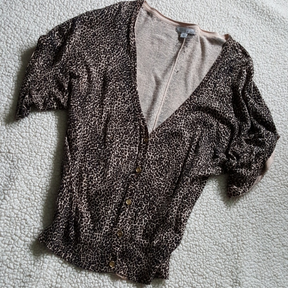 New York and Company cheetah print top
