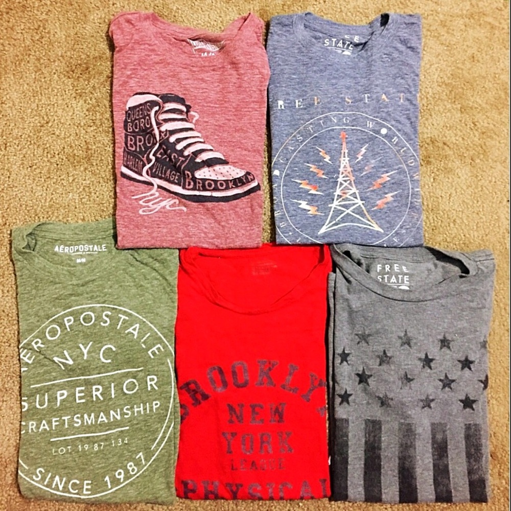 Bundle of shirts and asos sunglasses