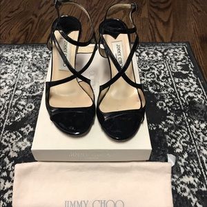 Jimmy Choo Paxton Patent Leather Black 37.5
