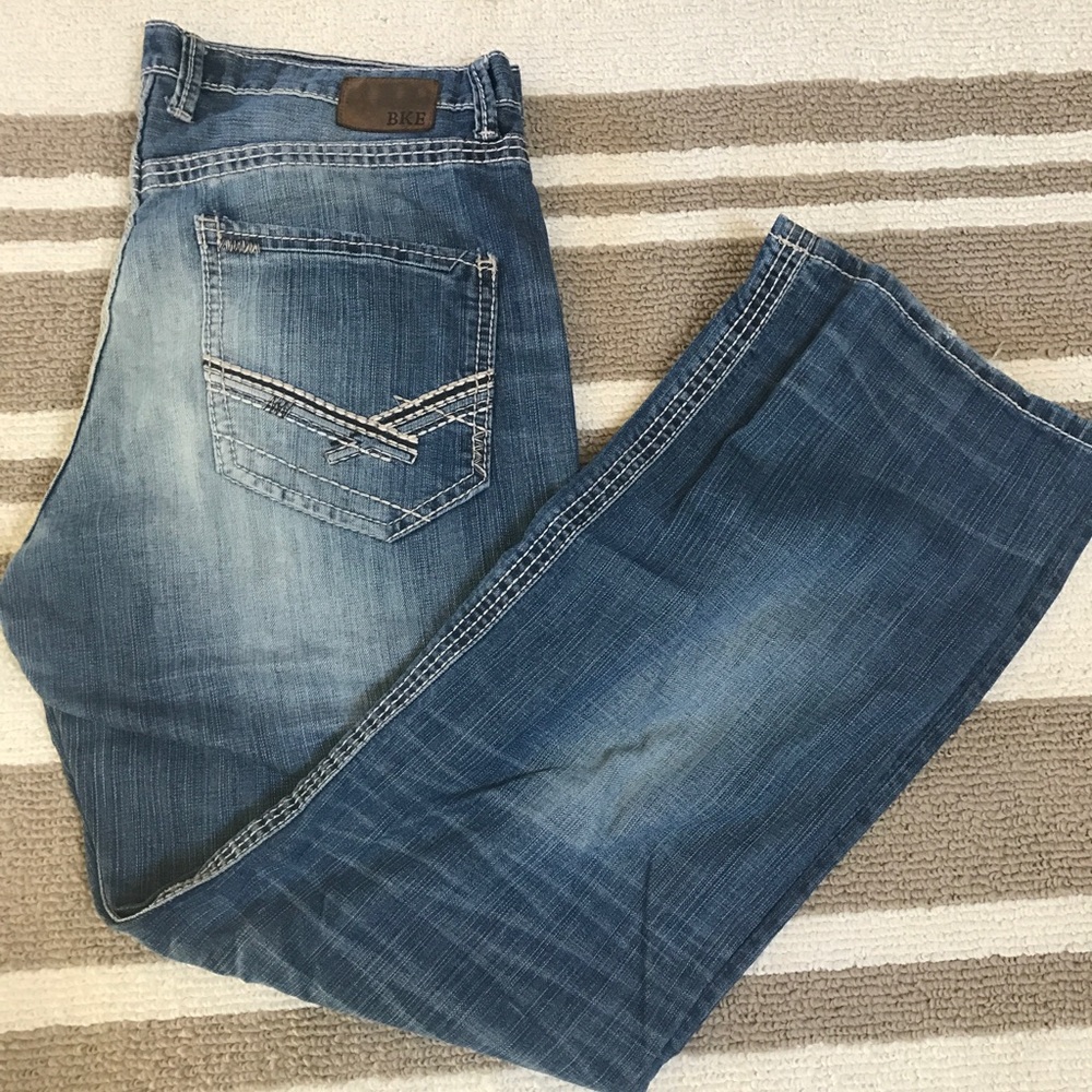 Men's bke jeans
