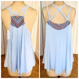 🆕 Others Follow embroidered boho tunic dress