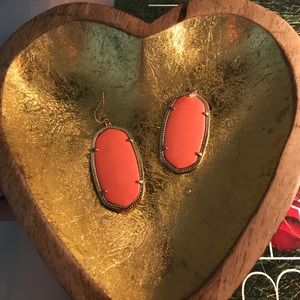 Coral Kendra Scott Earrings