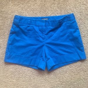 Express cobalt blue shorts
