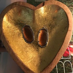 Purple Transparent Kendra Scott Earrings