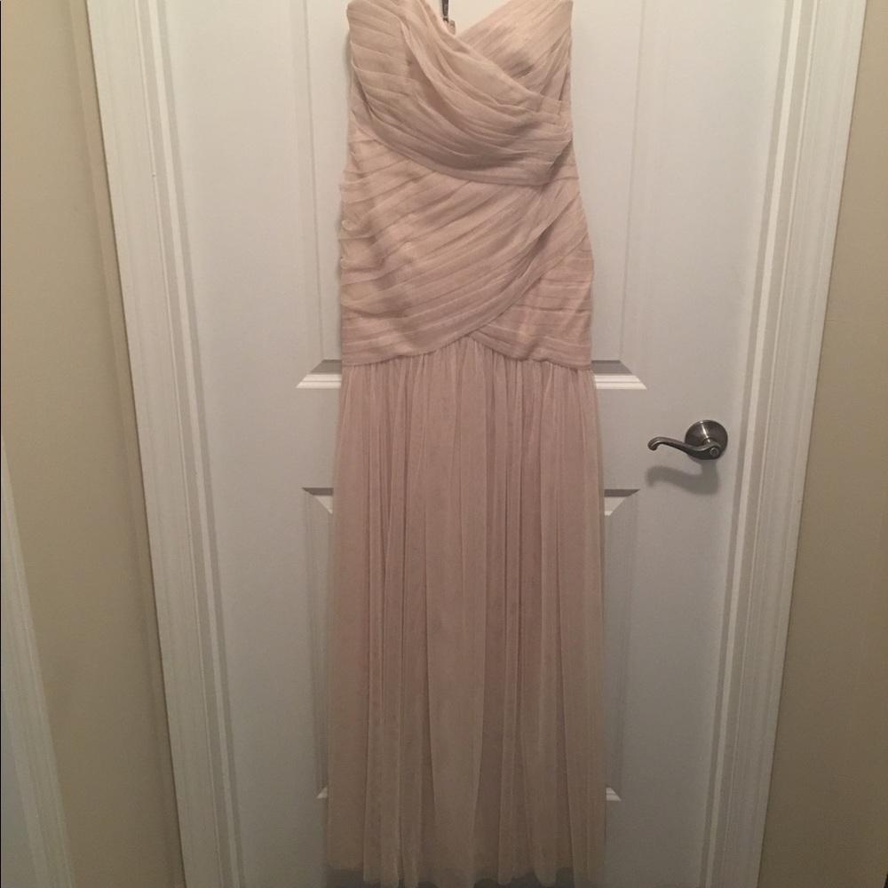 Champagne Sweetheart Bridesmaid Dress Size 4