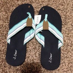 BRAND NEW J Crew flip flops
