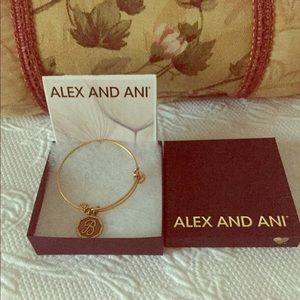 Alex and Ani initial bracelet