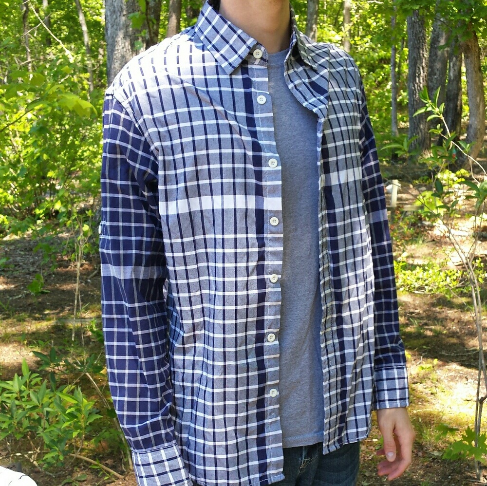 Swiss Cross Button Down