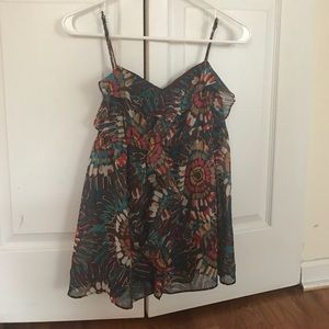 Flowy printed top