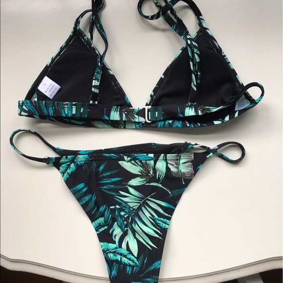 LANA SWIMWEAR - Palm Print Bikini Size Small - Picture 5 of 8