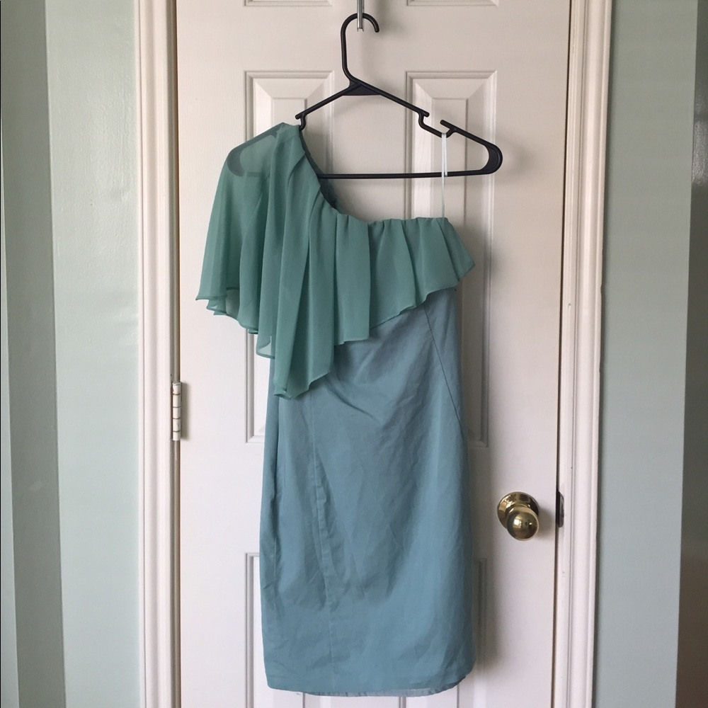 Cute one sleeved cocktail dress