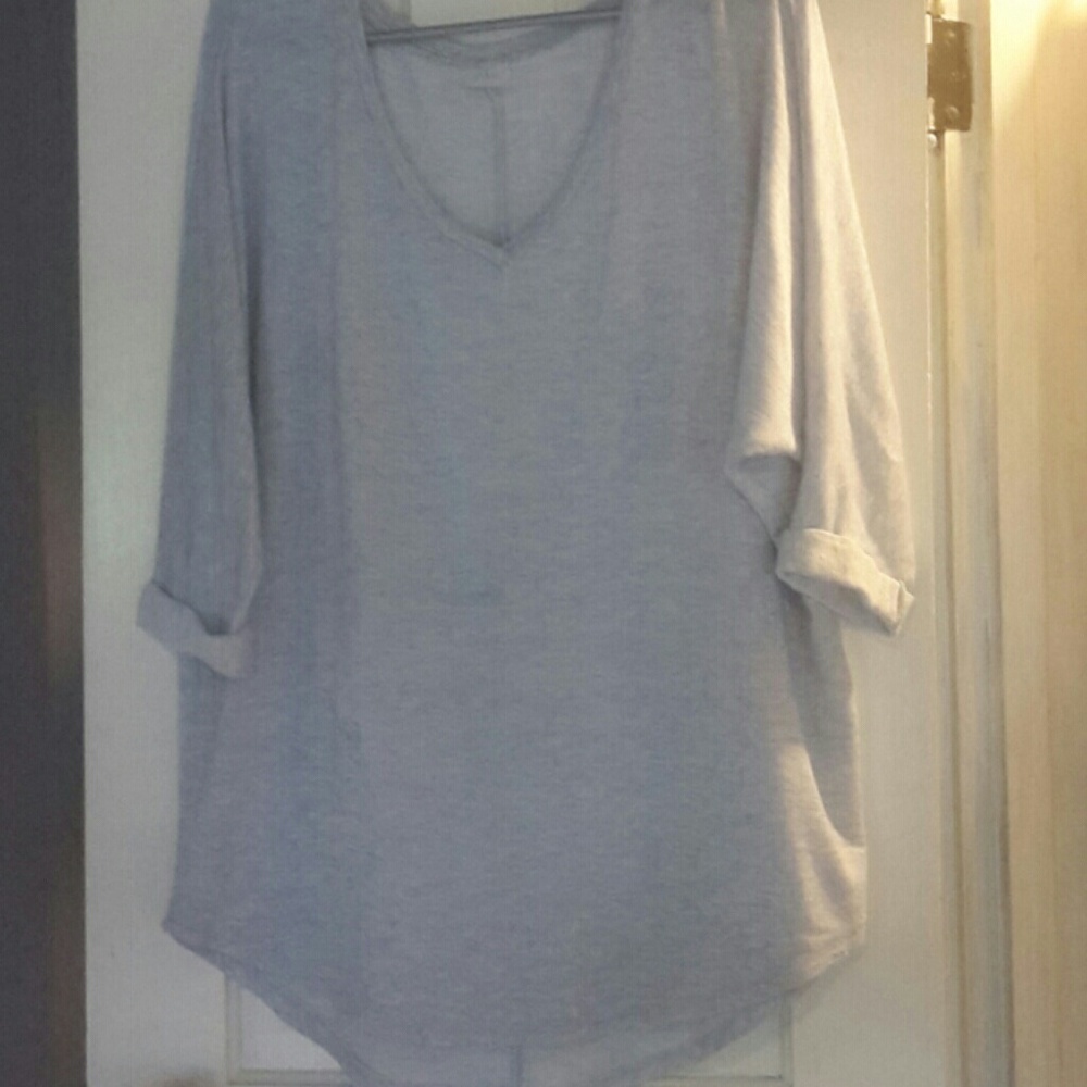 Tunic sweat shirt