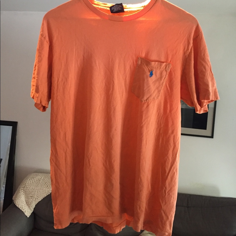 Orange Ralph Lauren shirt