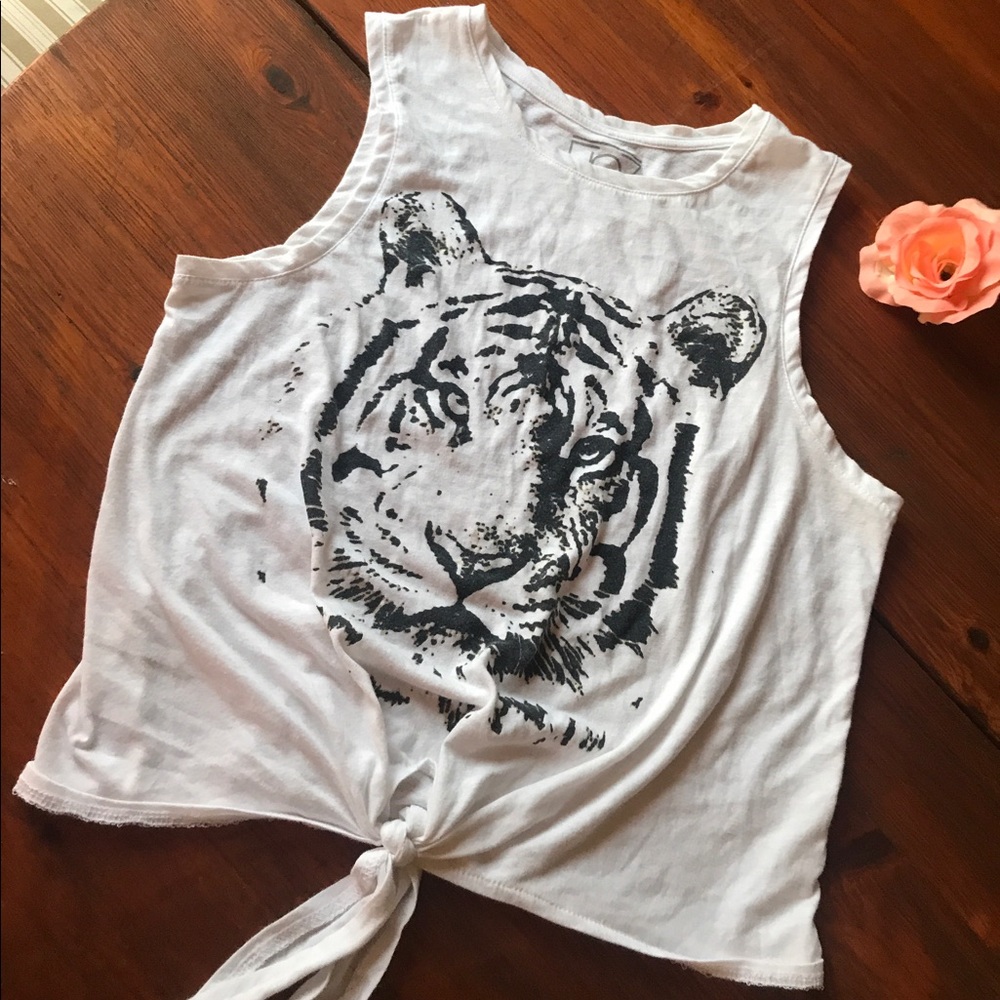 Vintage Style Tiger Print Tank 🐯