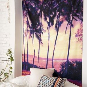 Urban Outfitters Palm Tree Tapestry Beach Blanket