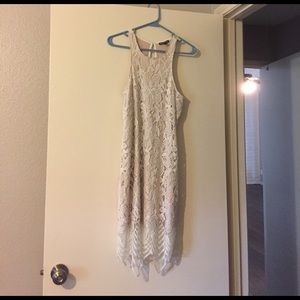 Express white lace dress