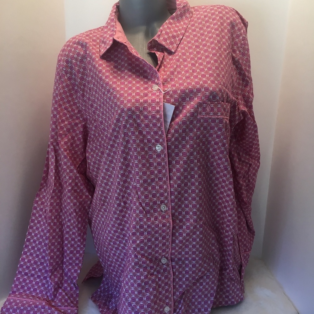Victoria's Secret Button Down Long Sleeve Nightie