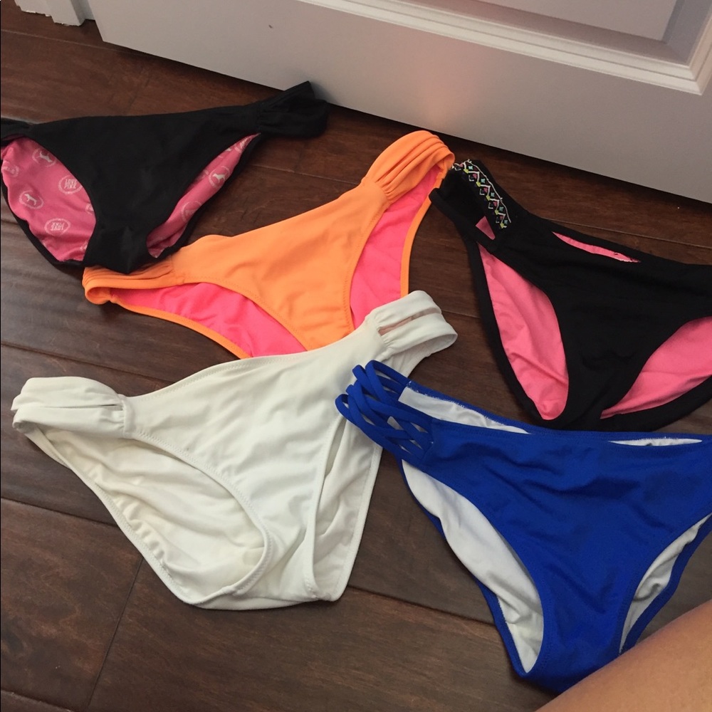 Bathing suit bottoms. All from Victoria's Secret