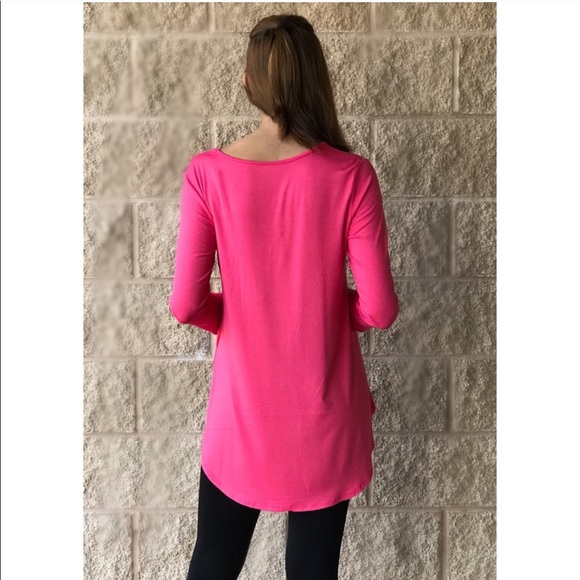 🌸 Ava Lace Up Long Sleeve Tee - Picture 3 of 7