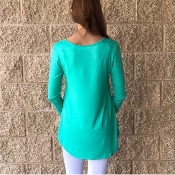 Ava Lace Up Top - Picture 2 of 7