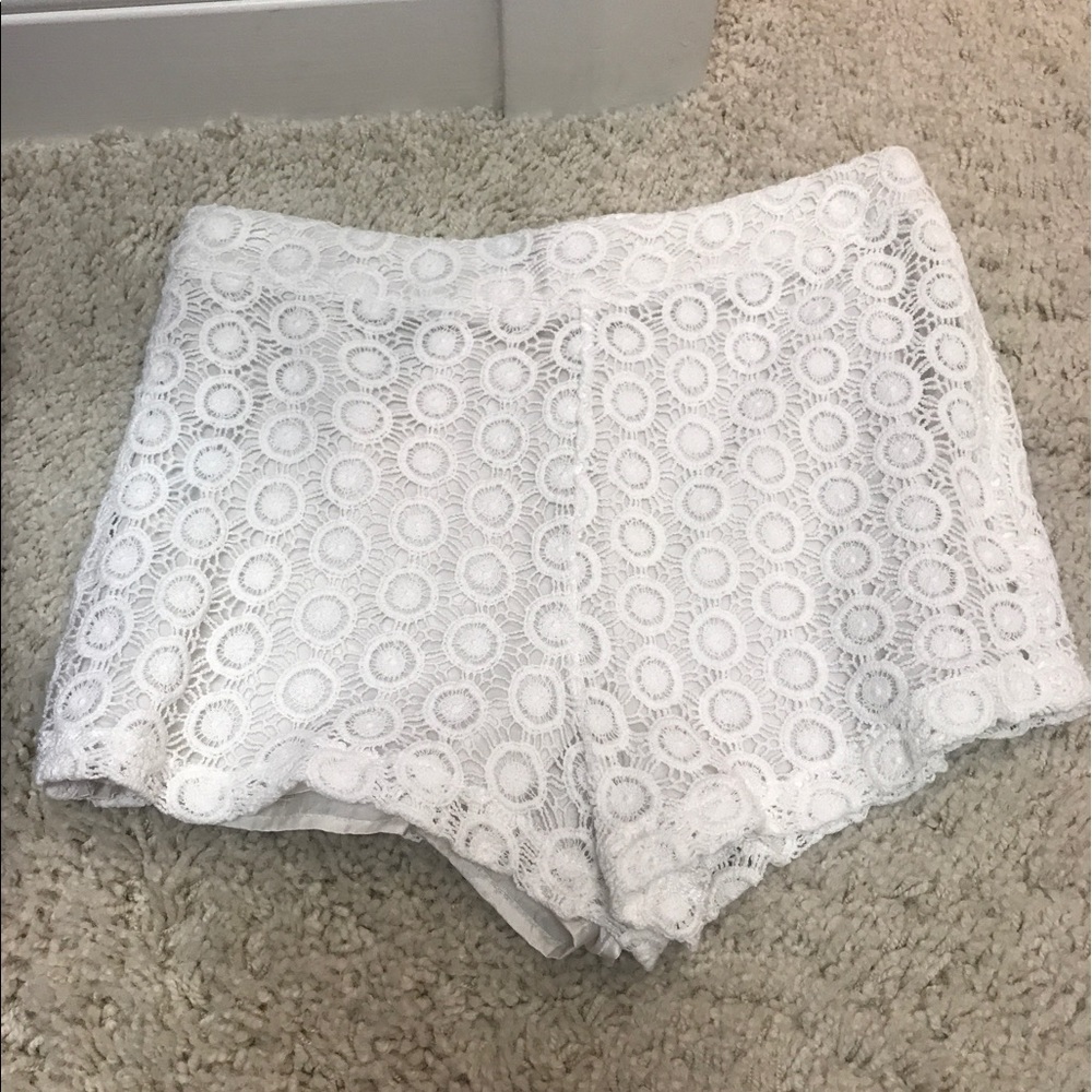 Forever 21 White Shorts