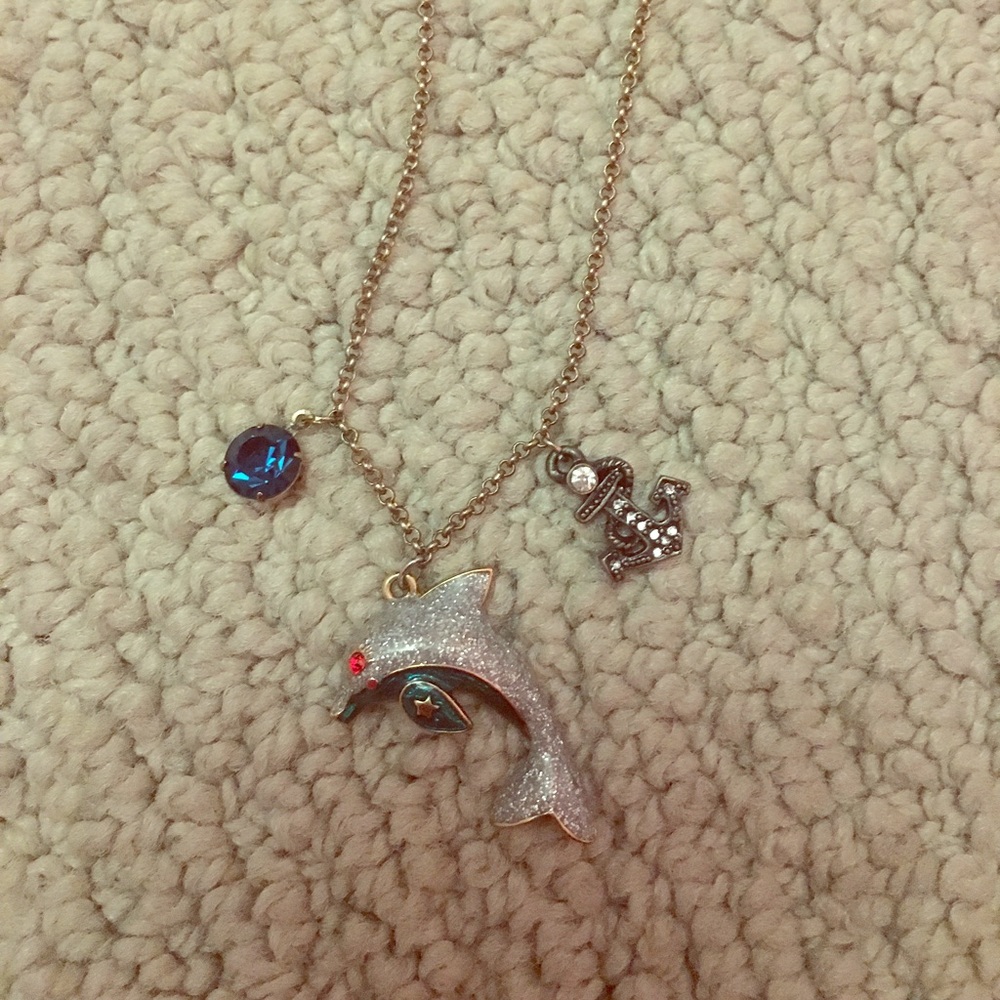 Betsey Johnson charm necklace