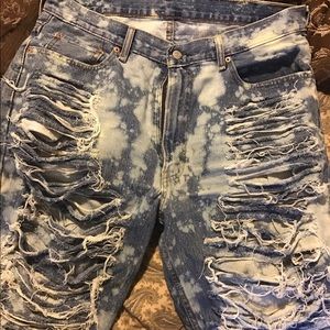 Destroyed shorts